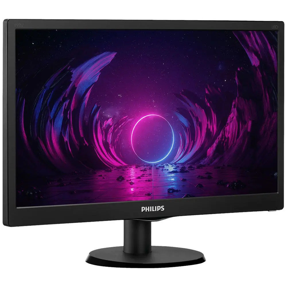 Philips V-line 193V5L - Écran LED 18,5" HD (1366 x 768), 5 ms, VGA, Noir