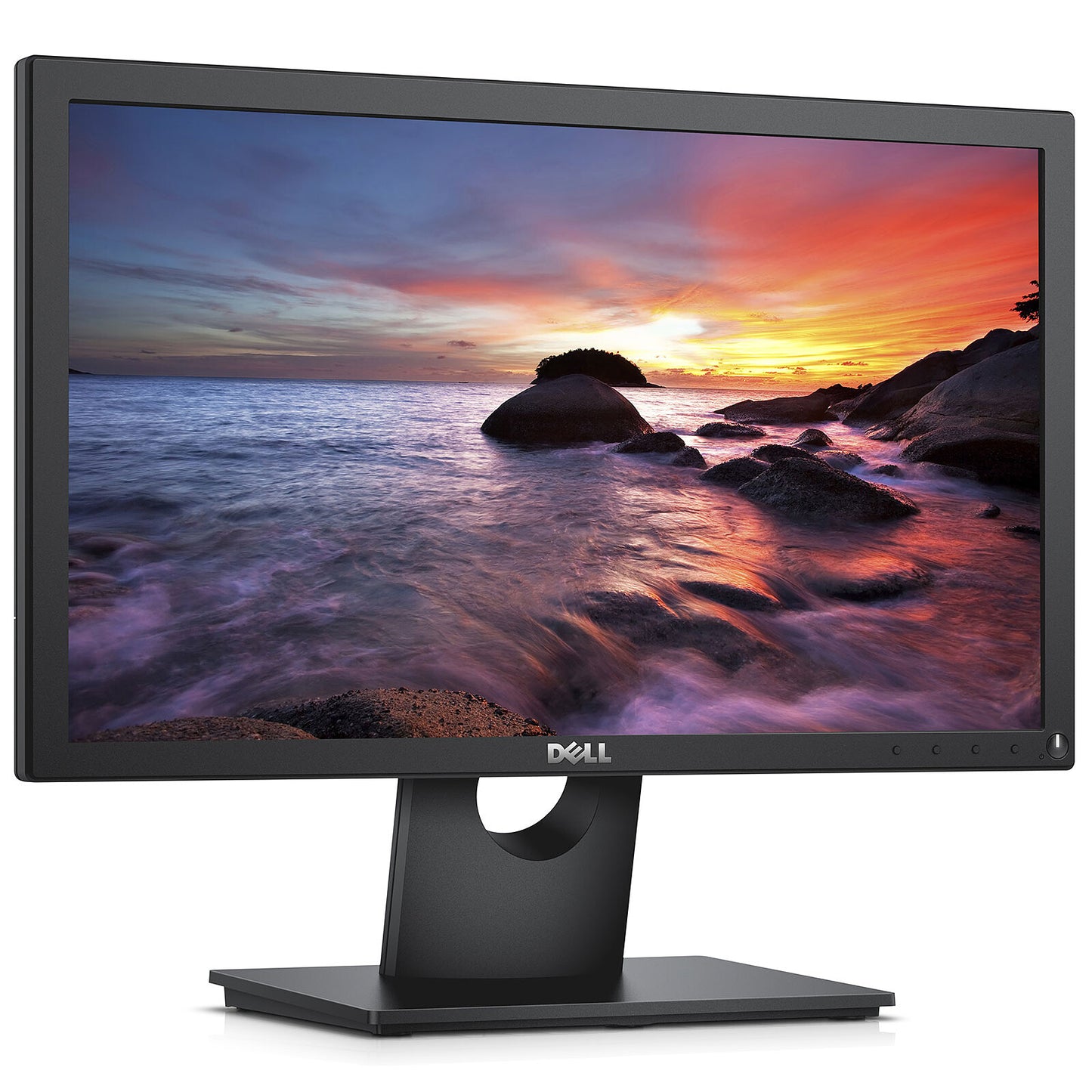 Dell E1916H - Écran LED 18,5" HD (1366 x 768), Anti-reflet, VGA/DisplayPort