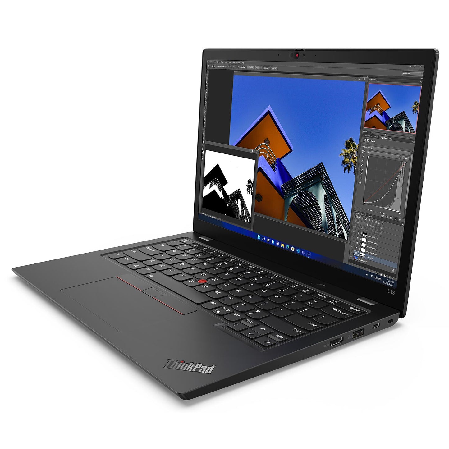 Lenovo ThinkPad L13 Gen 2 - PC Portable 13" Core i7, 16 Go RAM, 256 Go SSD, Clavier AZERTY - Français