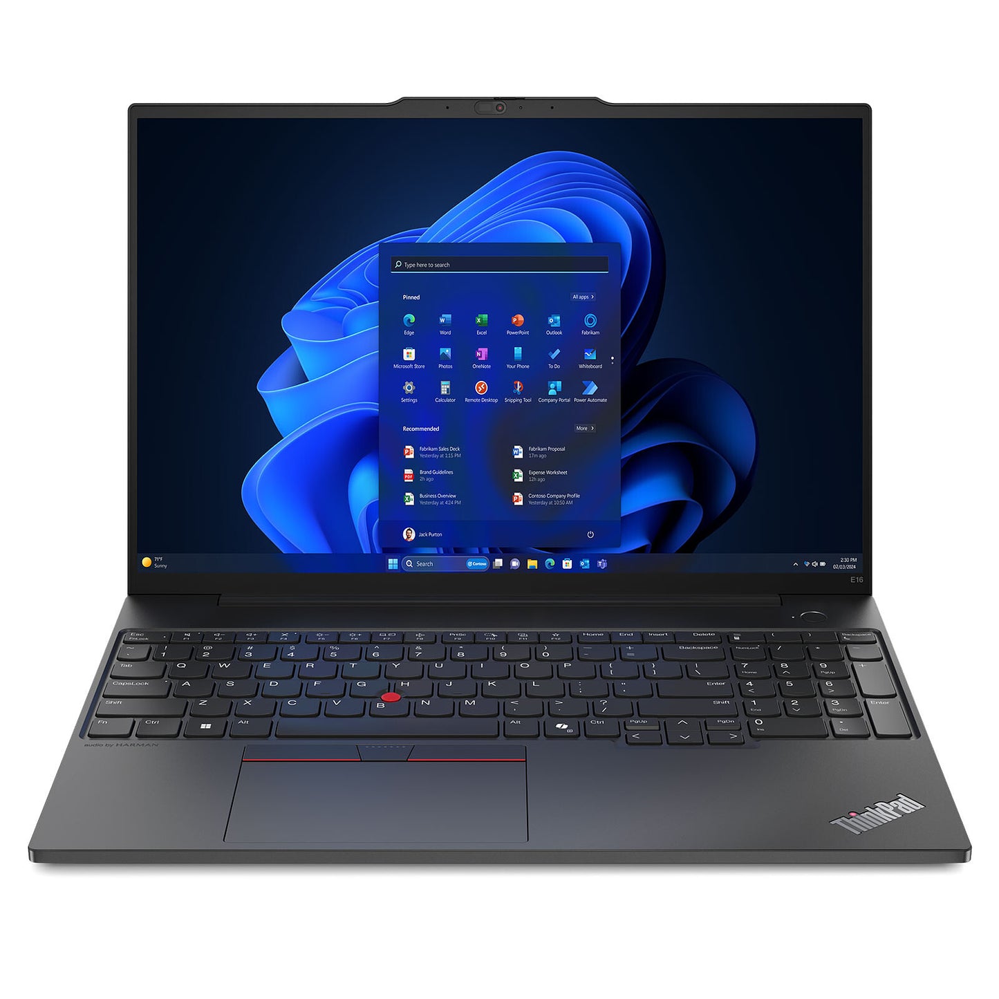 Lenovo ThinkPad E16 Gen 2 - PC Portable 16" AMD Ryzen 5, Clavier AZERTY - Français, Neuf Sous Blister